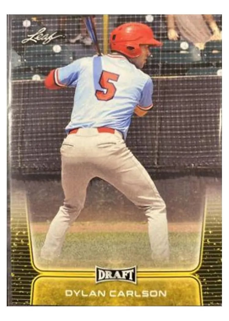 2020 Leaf Draft Base Set Dylan Carlson #7 card