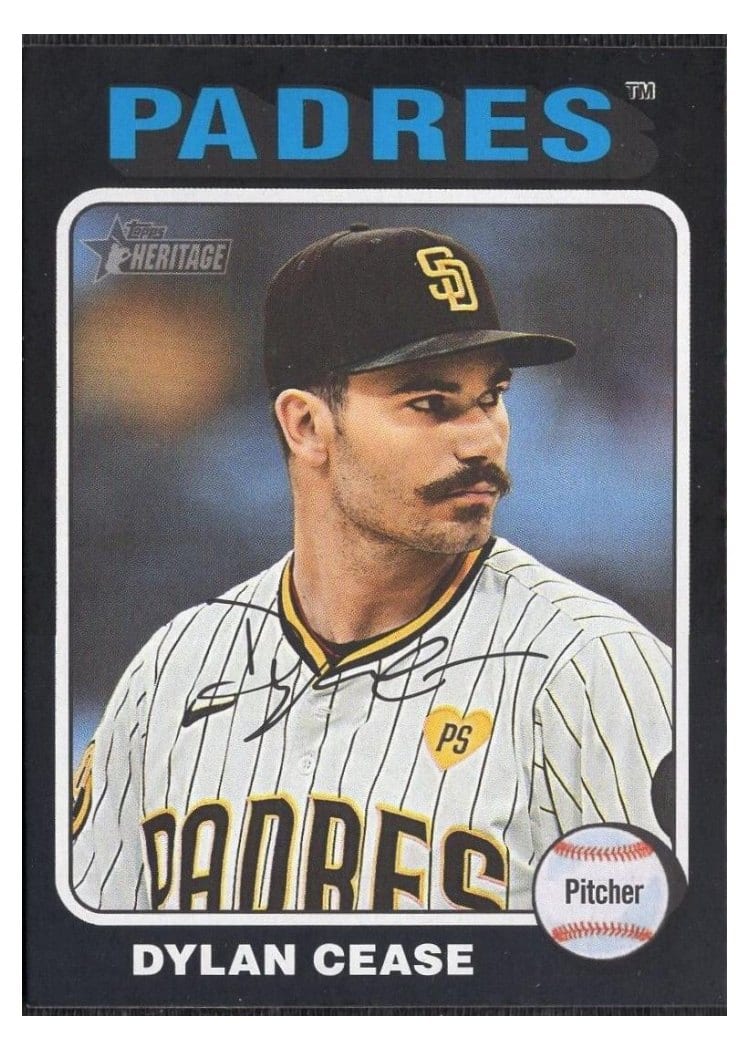2024 Topps Heritage Base Set Dylan Cease #547 card