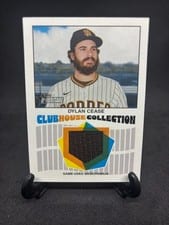 2024 Topps Heritage Clubhouse Collection Relic Dylan Cease #CCR-DCE card