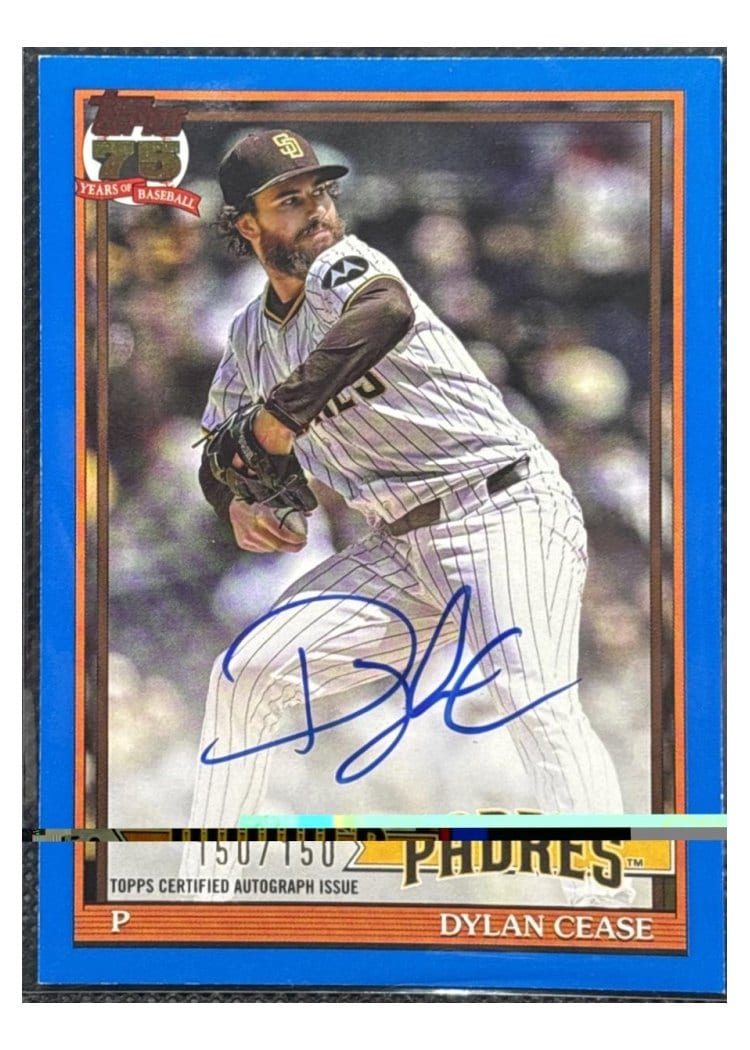 2026 Topps 1991 Topps Autographs Dylan Cease #91A-DC card