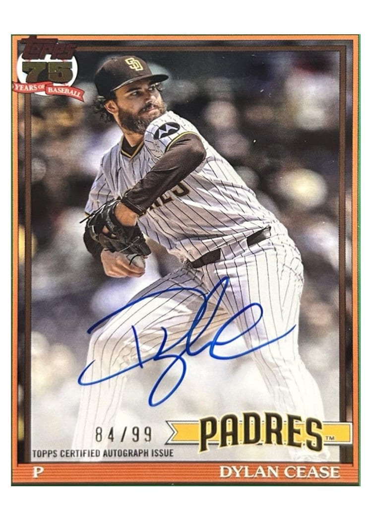 2026 Topps 1991 Topps Autographs Dylan Cease #91A-DC card
