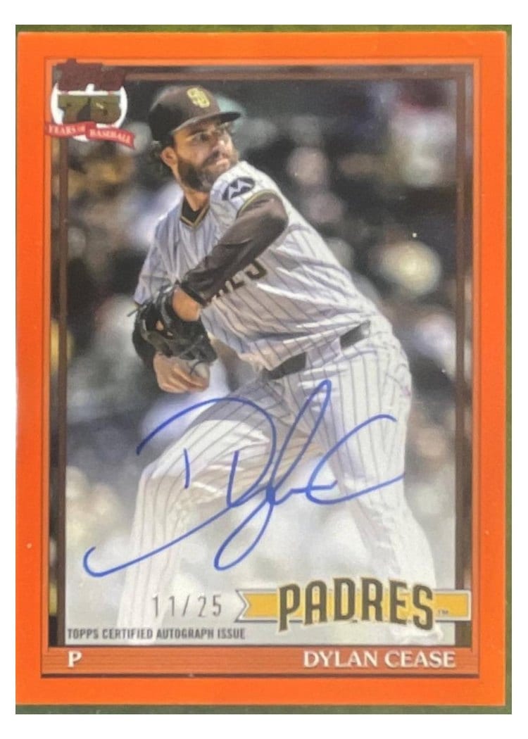 2026 Topps 1991 Topps Autographs Dylan Cease #91A-DC card