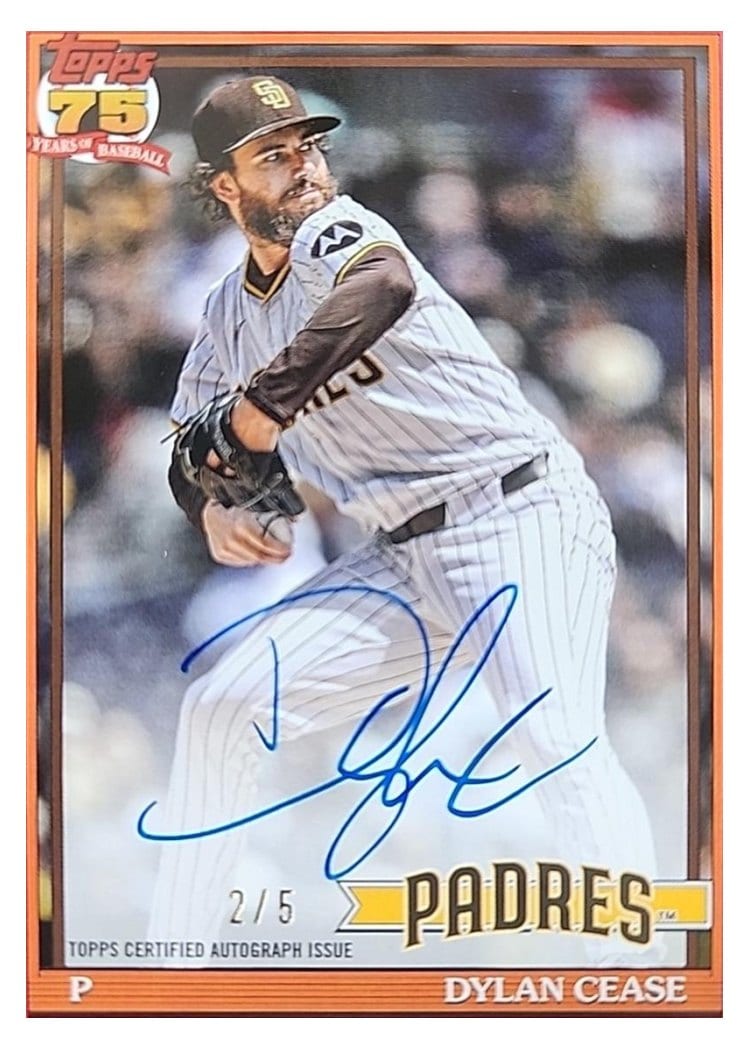 2026 Topps 1991 Topps Autographs Dylan Cease #91A-DC card