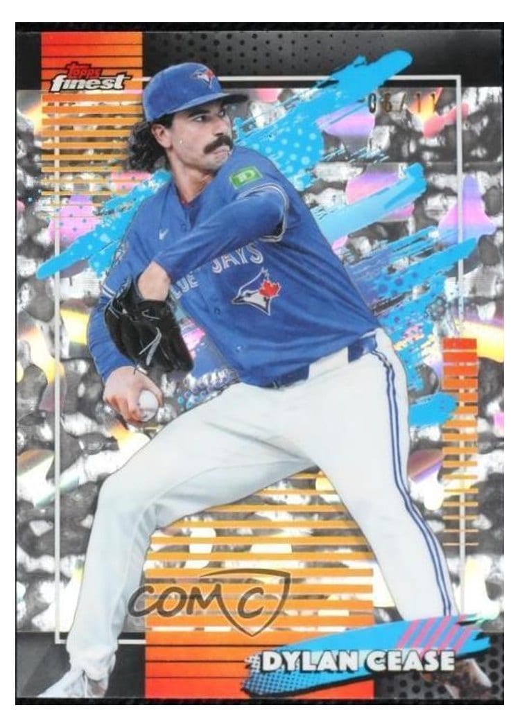2026 Topps Finest Dylan Cease Molten Mercury Refractor #109 card