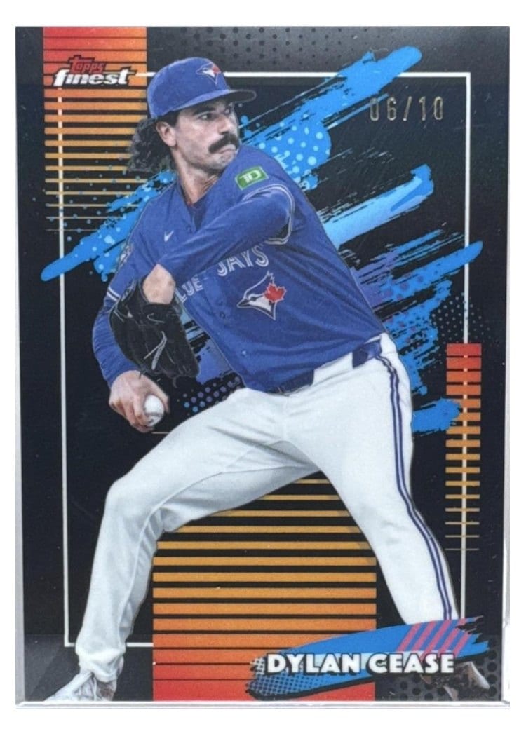 2026 Topps Finest Dylan Cease Black Refractor #109 card