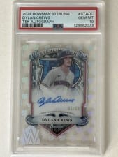 2024 Bowman Sterling Tek Autographs Dylan Crews #STA-DC card