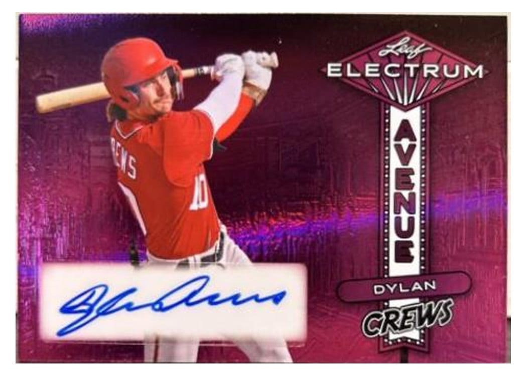 2024 Leaf Electrum Baseball Electrum Avenue Dylan Crews #EA-DC1 card