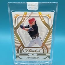 2024 Panini Flawless Draft Patch Autographs (Horizontal) Dylan Crews #DPH-DC card