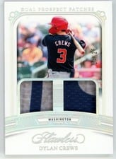 2024 Panini Flawless Dual Prospect Patches Dylan Crews #DP-DC card