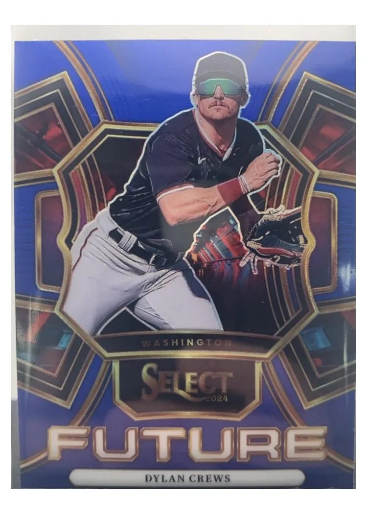 2024 Panini Select Select Future Dylan Crews Blue Prizm #3 card