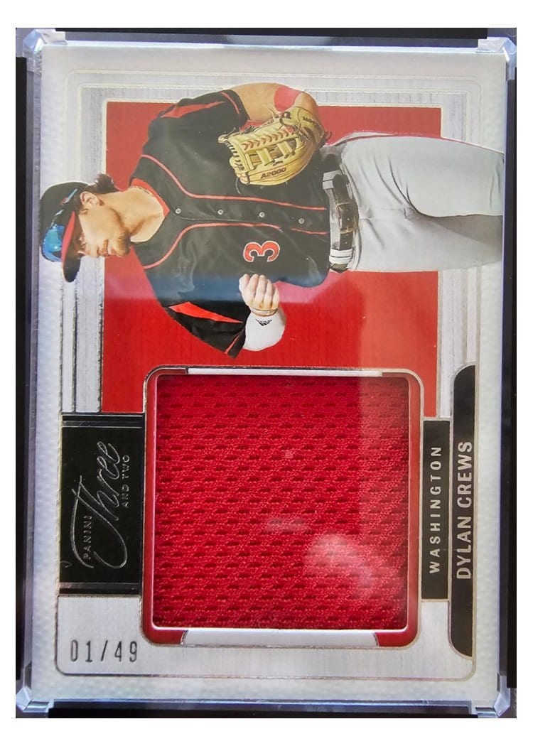 2024 Panini Three and Two Prospect Swatches Dylan Crews #11 card