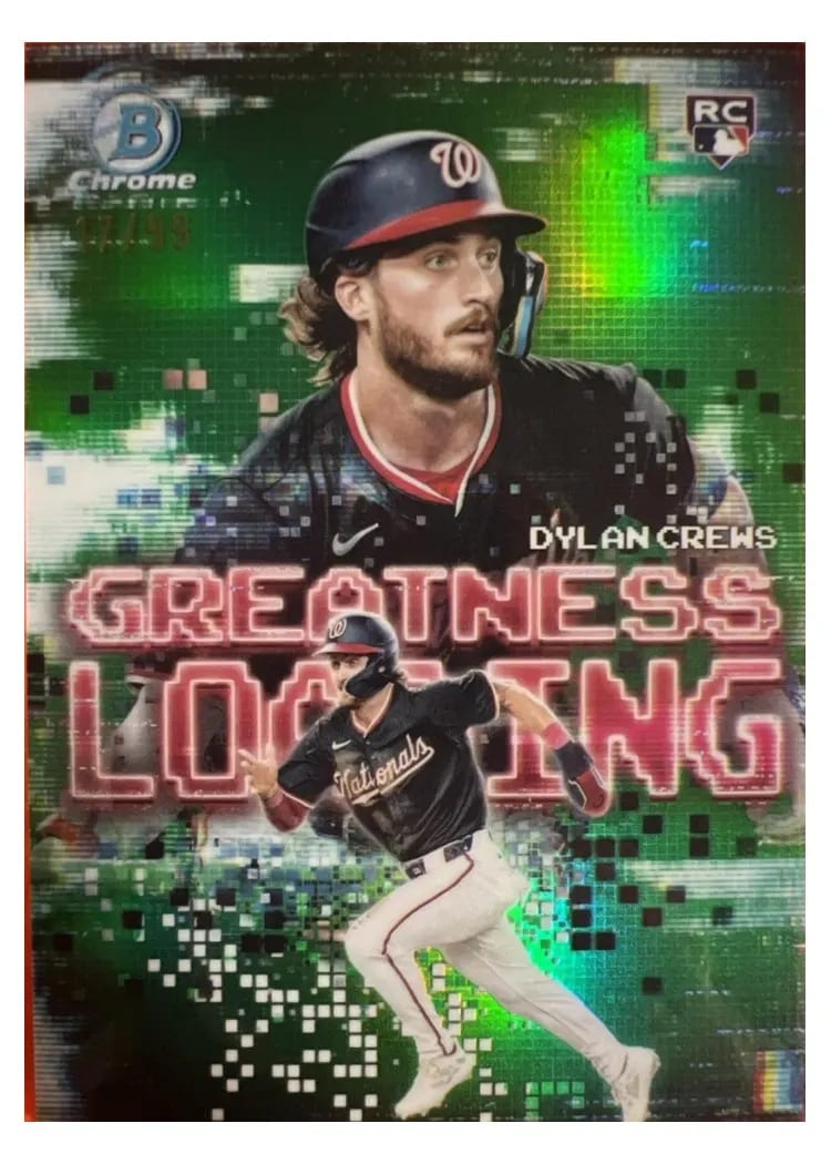 2025 Bowman Greatness Loading Dylan Crews #GL-18 card