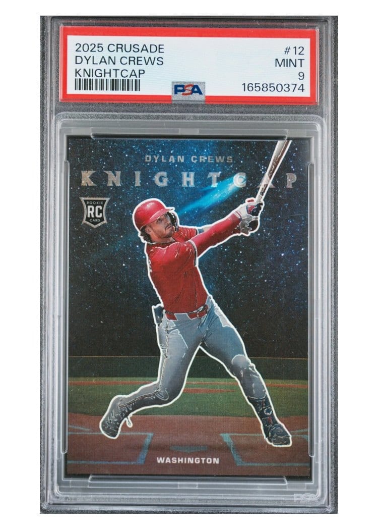 2025 Panini Crusade Knightcap Dylan Crews #12 card