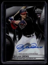 2025 Topps Chrome Black Autographs Dylan Crews #CBA-DC card