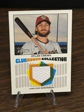 2025 Topps Heritage Clubhouse Collection Relics Dylan Crews #CCR-DC