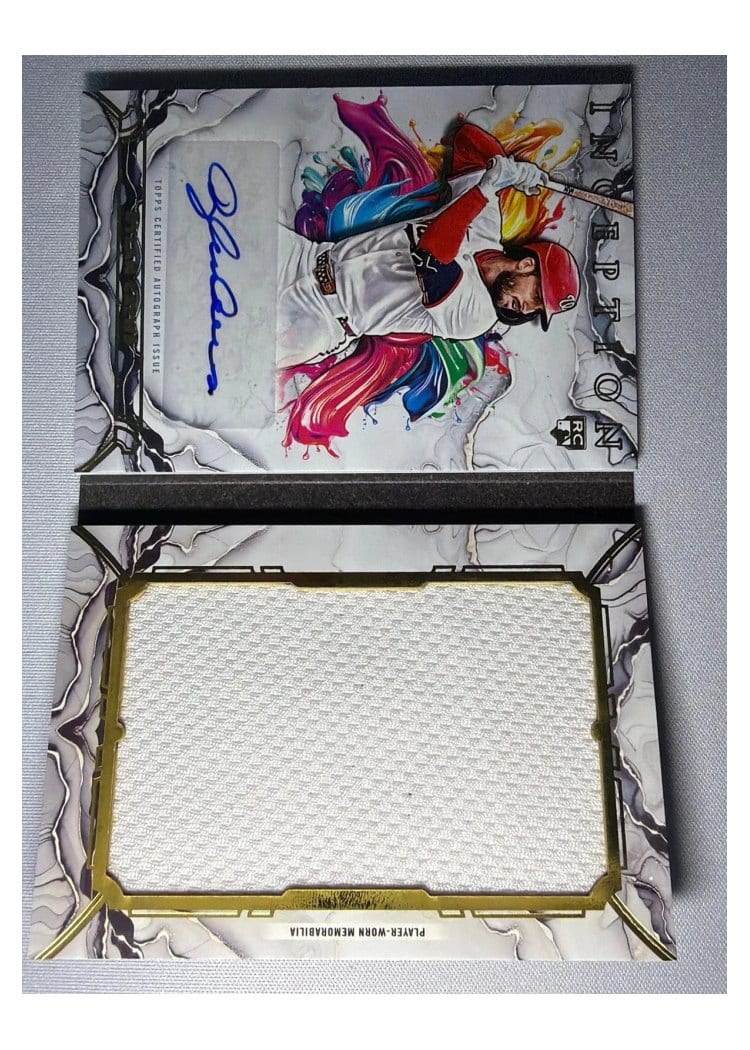 2025 Topps Inception Inception Autograph Relic Book Dylan Crews #IARB-DC card