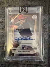 2025 Topps Tribute League Inauguration Autographs Dylan Crews #LIA-DC card