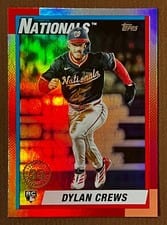 2025 Topps Update 1990 Topps Baseball Dylan Crews #U90-46 card