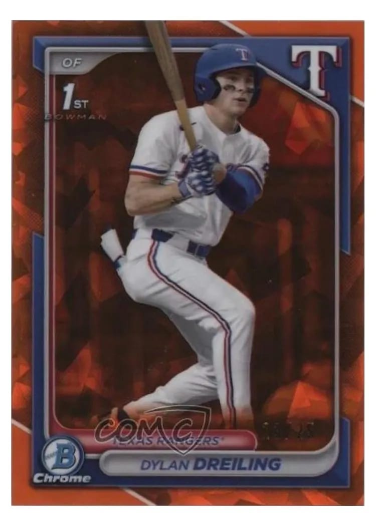 2024 Bowman Draft Chrome Dylan Dreiling #BDC-42 card