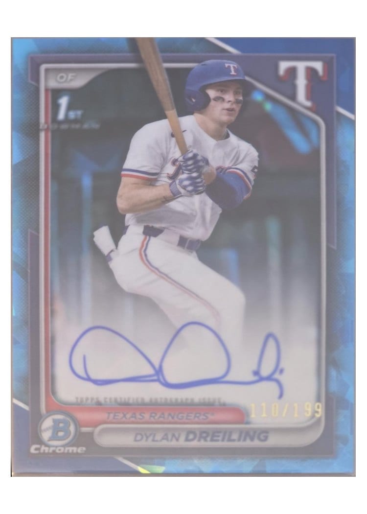2024 Bowman Draft Chrome Prospect Autographs Dylan Dreiling #CPA-DD card