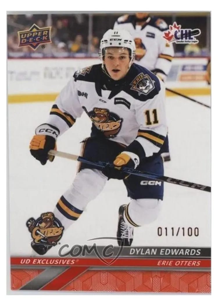 2024 Upper Deck CHL Dylan Edwards #13 card