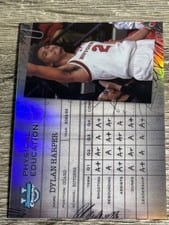 2024-25 Bowman University Chrome Physical Education Dylan Harper #PE-3 card