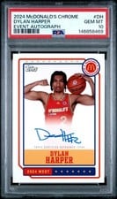 2024 Topps Chrome McDonald's All-American Event Autographs Dylan Harper #EA-DH card