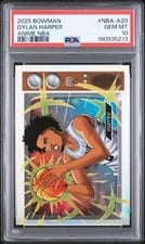 2025-26 Bowman Anime NBA Dylan Harper #NBA-A20 card