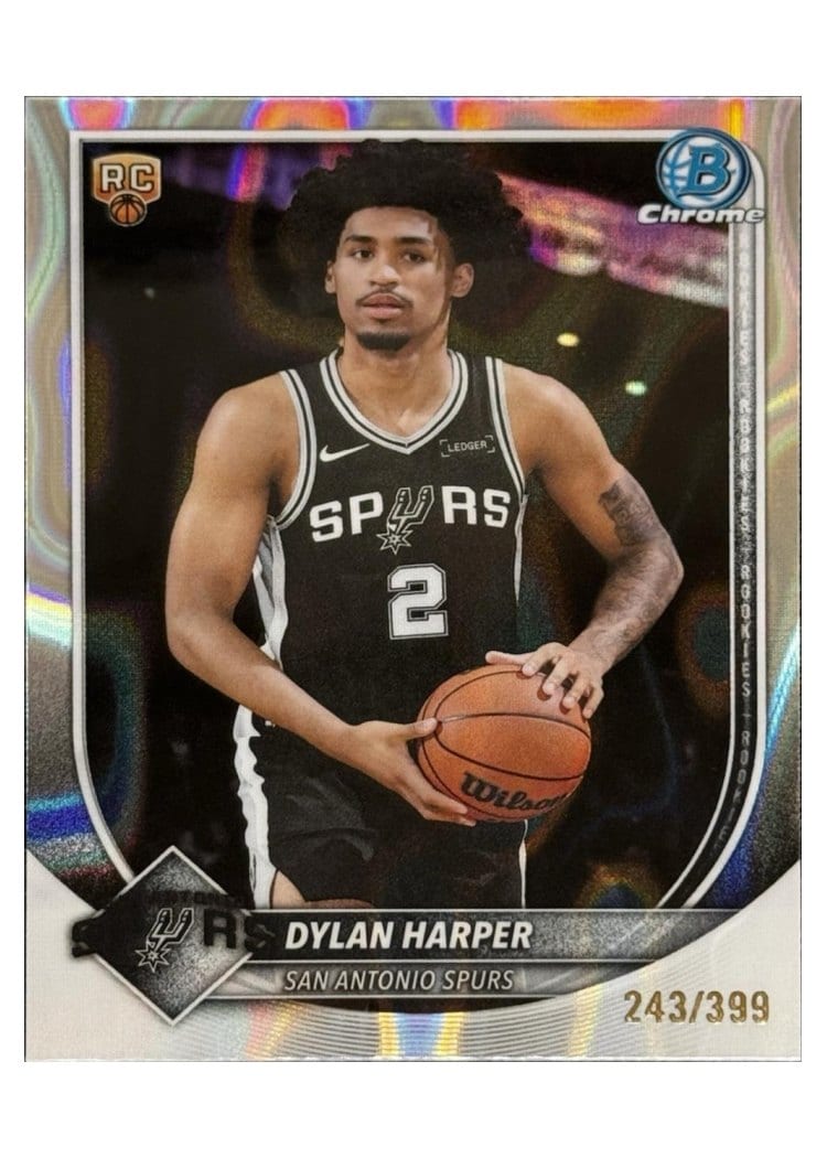 2025-26 Bowman Paper Rookies & Veterans Retail Autographs Dylan Harper #RVA-DH card