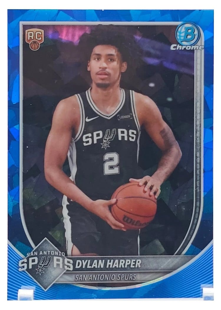 2025-26 Bowman Sapphire Chrome Sapphire Dylan Harper #BCV-2 card