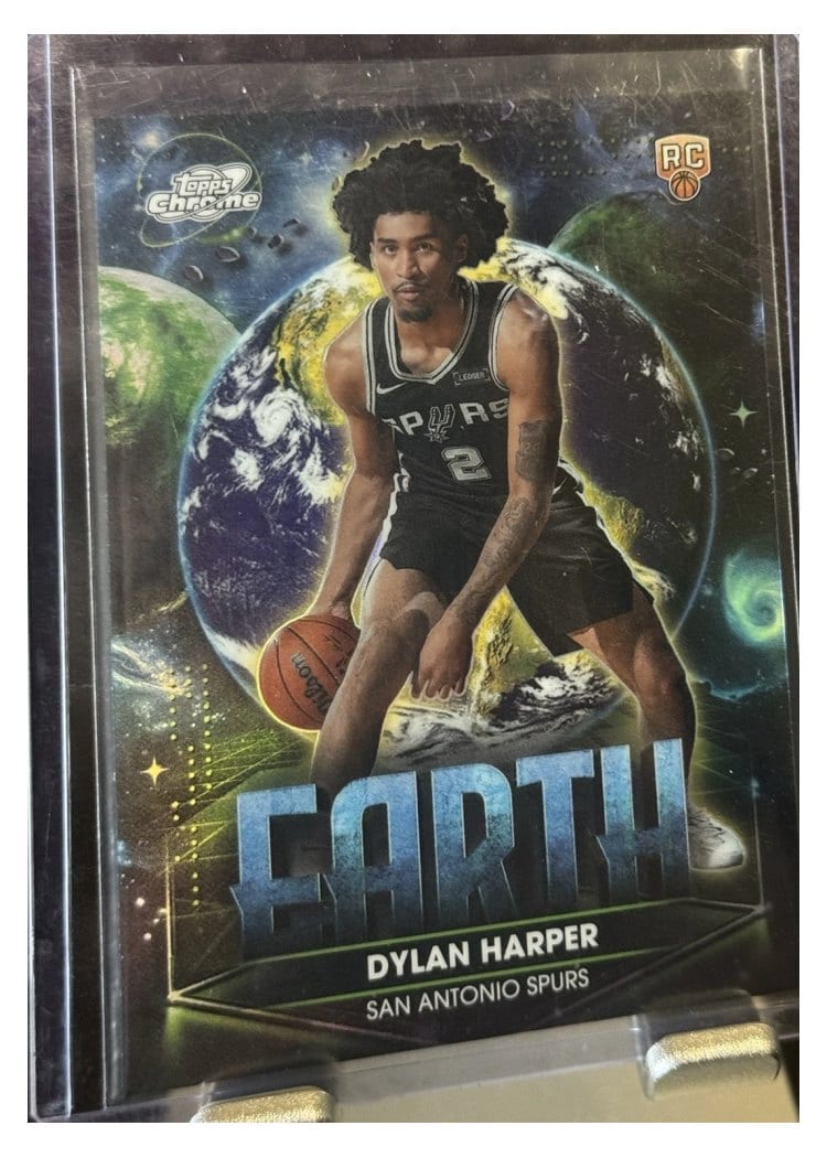 2025-26 Topps Cosmic Chrome Planetary Pursuit Earth Dylan Harper #PPE-9 card
