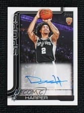 2025-26 Topps Flagship Real One Rookie Autographs Dylan Harper #TFRR-DH card