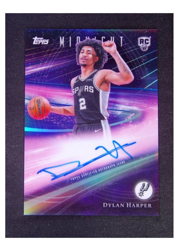 2025-26 Topps Midnight Rookie Horizon Signatures Dylan Harper #RHS-DH card