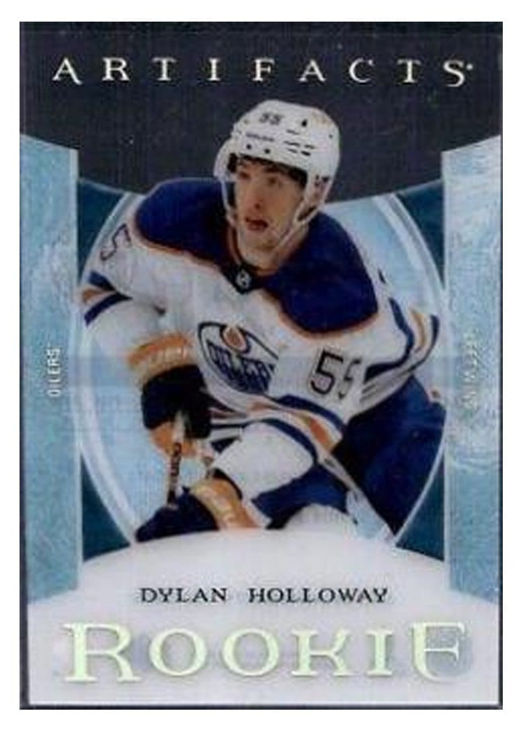 2023-24 Upper Deck Artifacts 2022-23 Update - Clear Cut Rookies Dylan Holloway #212 card