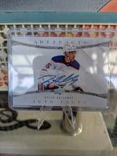 2024-25 Upper Deck Artifacts Autograph Facts Dylan Holloway #AF-DH