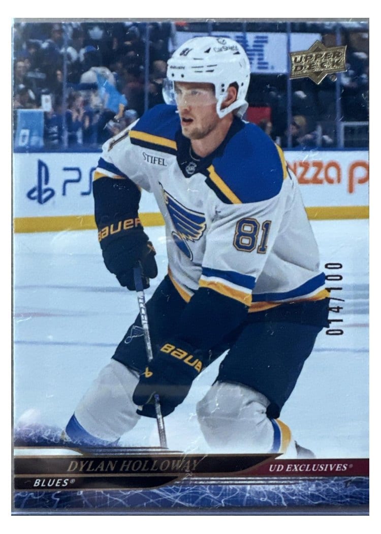 2024-25 Upper Deck Base Set Dylan Holloway #611 card