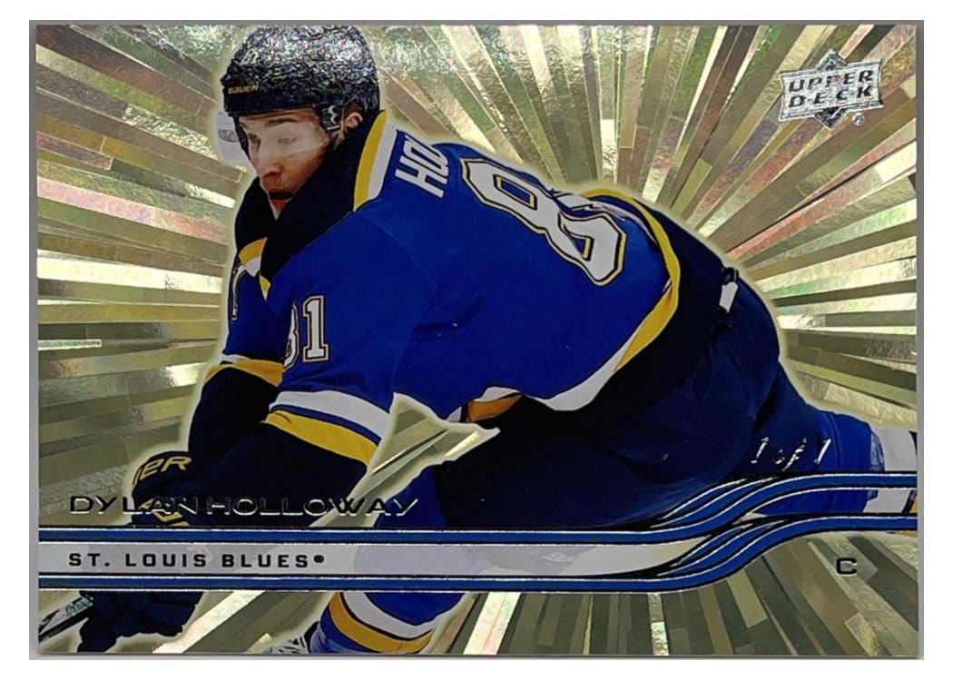 2025-26 Upper Deck Base Set Dylan Holloway #150 card