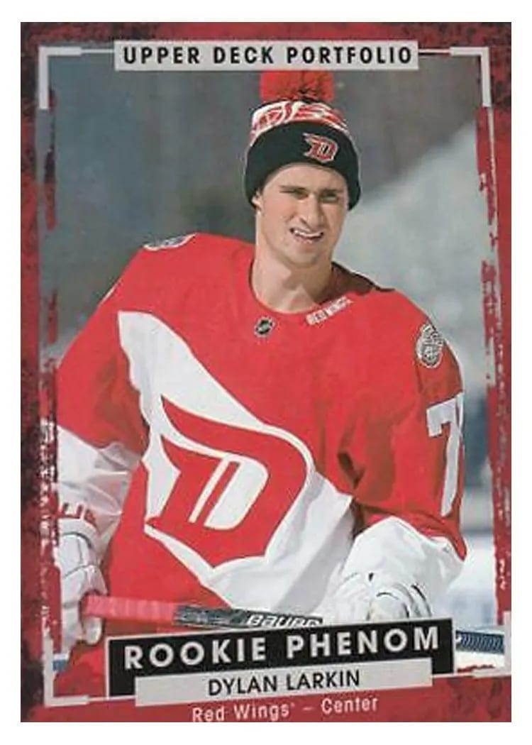 2015 Upper Deck Portfolio Dylan Larkin #226 card
