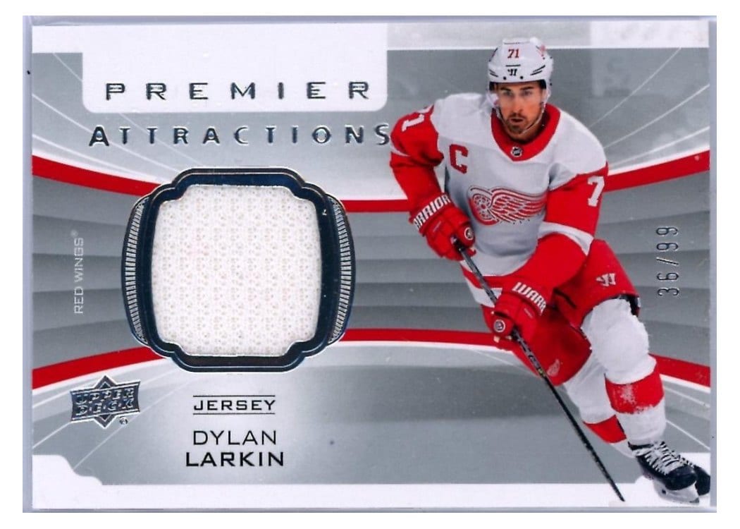 2020-21 Upper Deck Premier Premier Attractions Dylan Larkin #PA-DL card