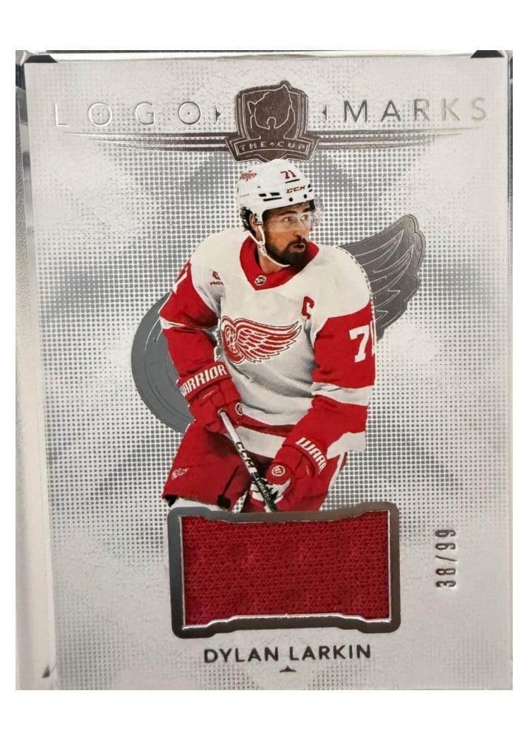 2024-25 Upper Deck The Cup Logomarks Dylan Larkin #LM-DL card