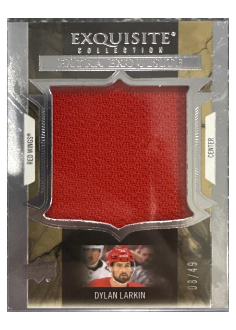 2025-26 Upper Deck Black Diamond Exquisite Extra Exquisite Jersey Dylan Larkin #ECE-DL