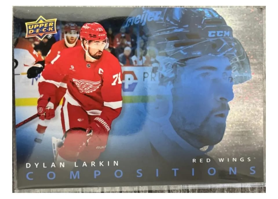 2025-26 Upper Deck Compositions Dylan Larkin #CMP-29 card
