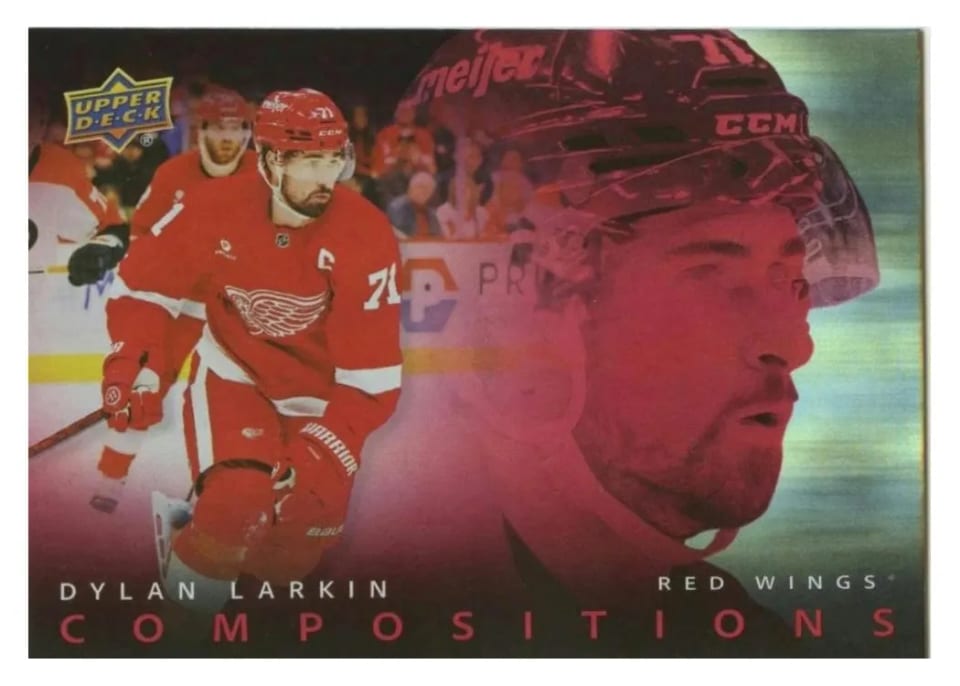 2025-26 Upper Deck Compositions Dylan Larkin #CMP-29 card