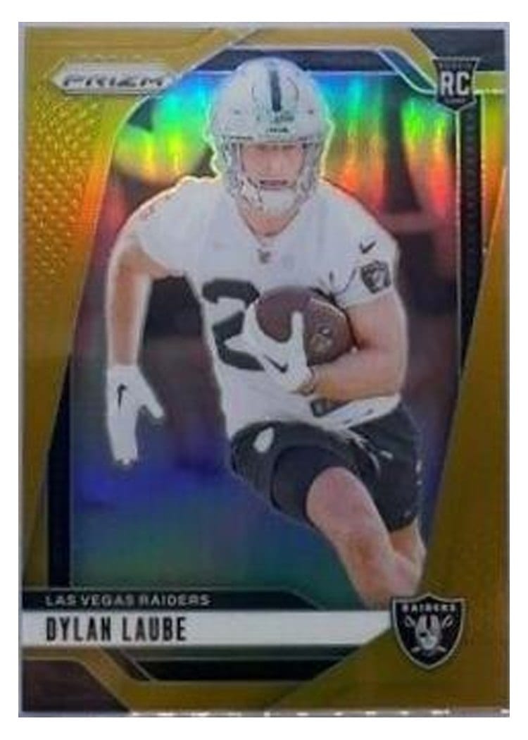2024 Panini Prizm Base Set Dylan Laube #330 card