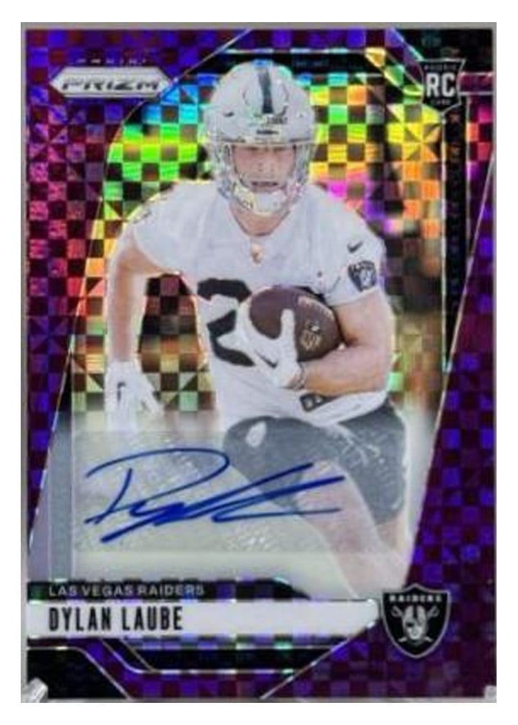 2024 Panini Prizm Base Set Dylan Laube #330 card