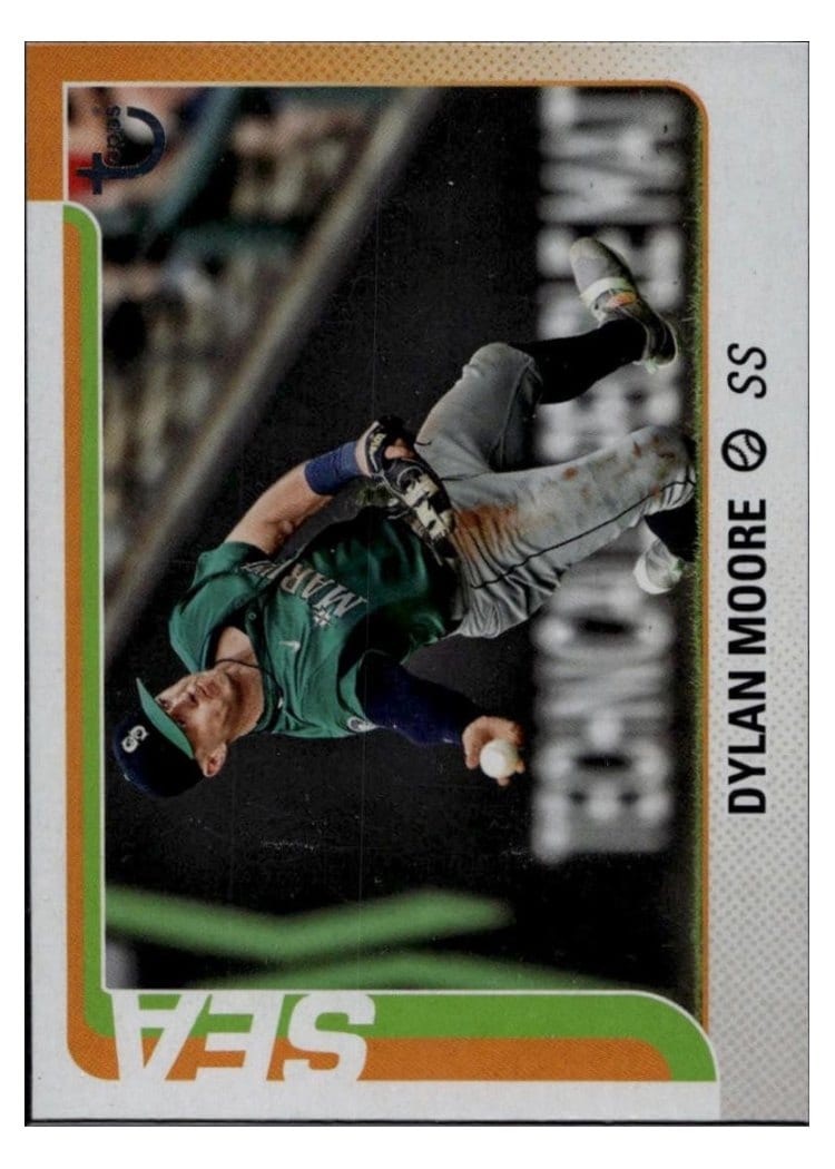 2025 Topps Base Set Dylan Moore Vintage Stock Retro #105