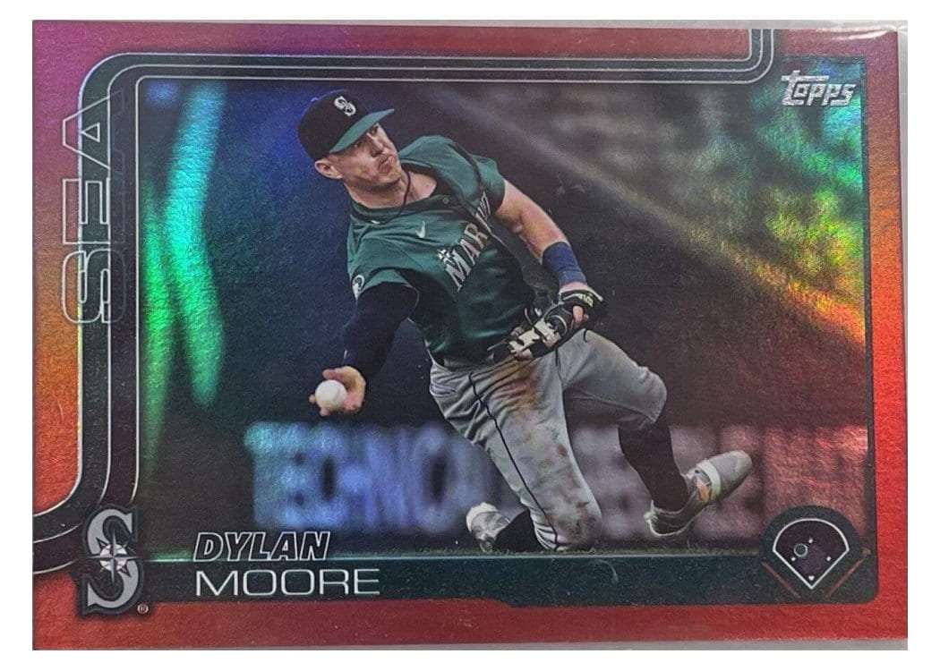 2025 Topps Base Set Dylan Moore Red Foil #105