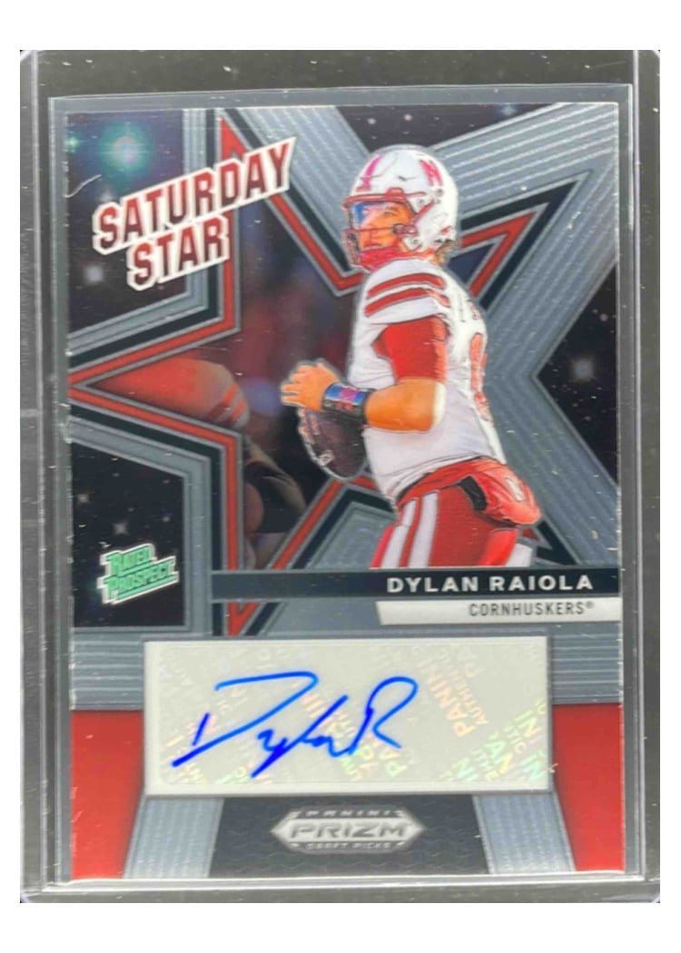 2025 Panini Prizm Draft Picks Saturday Star Signatures Dylan Raiola #7 card
