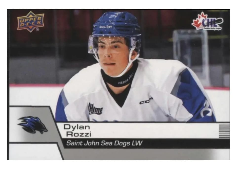 2025 Upper Deck CHL Dylan Rozzi #27 card
