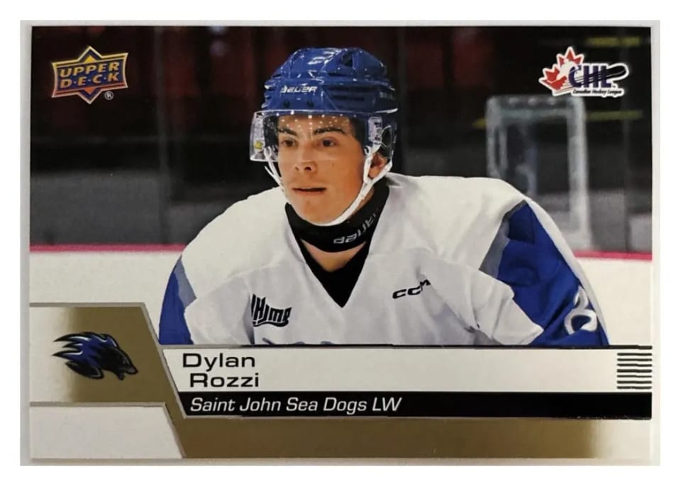 2025 Upper Deck CHL Dylan Rozzi #27 card